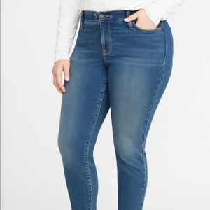 Old Navy plus size rockstar jeans